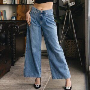 NEW REWASH High Rise Baggy Dad Jeans indigo for women 252
